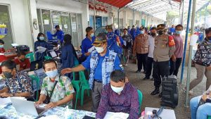 DPC Partai Demokrat Kabupaten Tangerang Gelar 1.000 Vaksinasi Untuk Masyarakat Bantengate.id