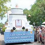 Kafilah Provinsi Banten Raih Juara 3 Pawai Ta'aruf MTQ XXIX di Kalsel Bantengate.id