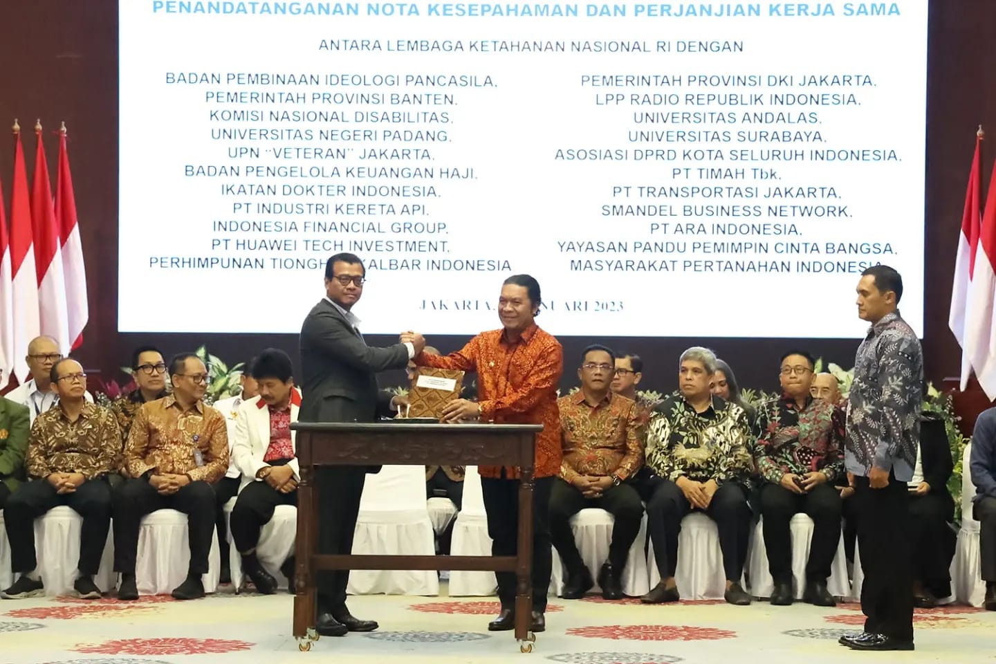 Pemprov. Banten Jalin MoU Dengan Lemhanas Bantengate.id