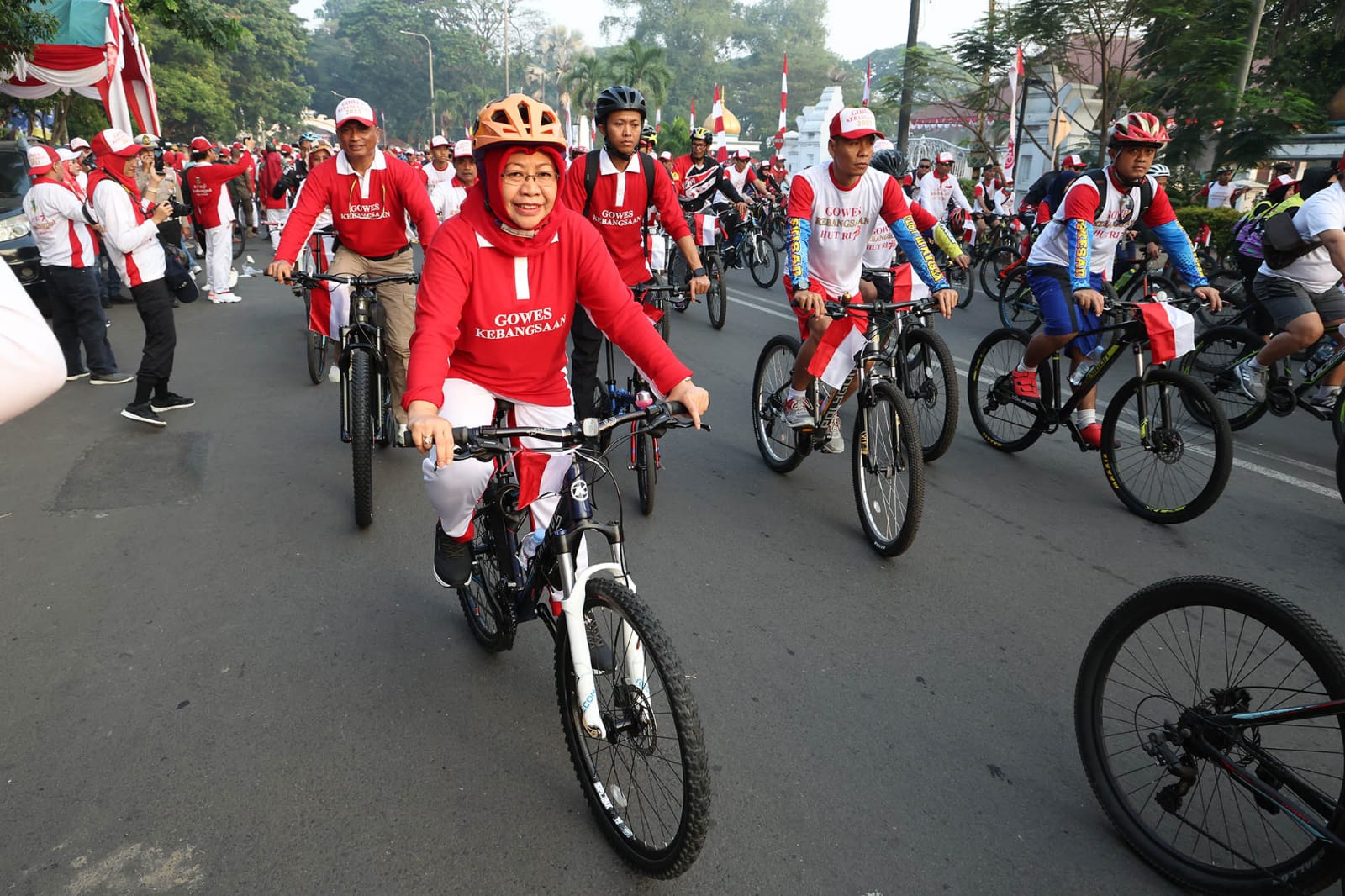 Pj Sekda Provinsi Banten Lepas Gowes Kebangsaan Memperingati HUT ke-78 RI