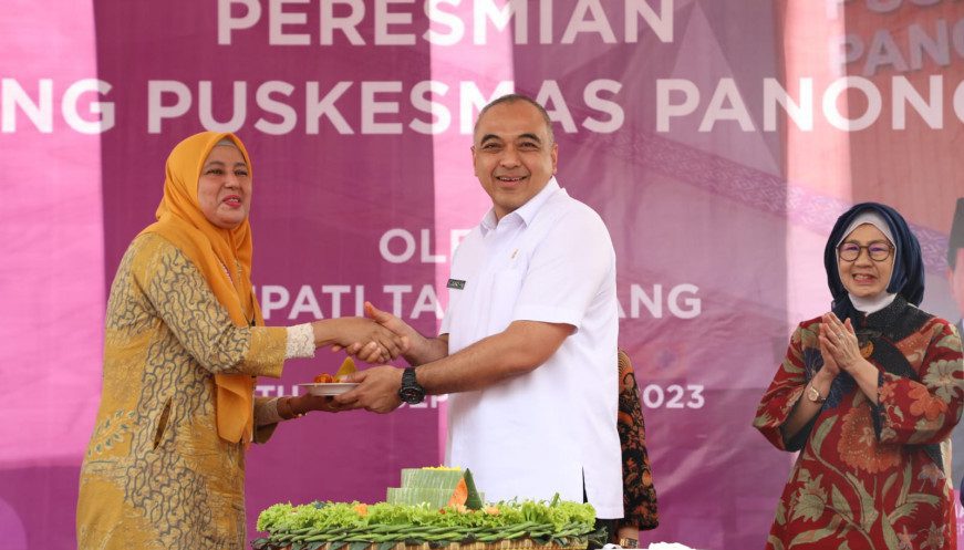 Bupati Tangerang Zaki Iskandar, Resmikan Gedung UPTD Puskesmas Panongan  dan Tigaraksa