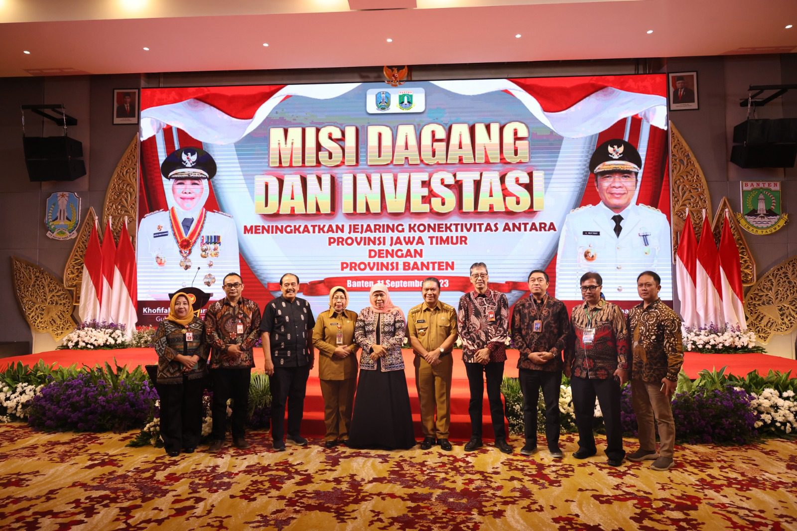 Tim Misi Dagang dan Investasi Provinsi Jawa Timur Mengunjungi Banten