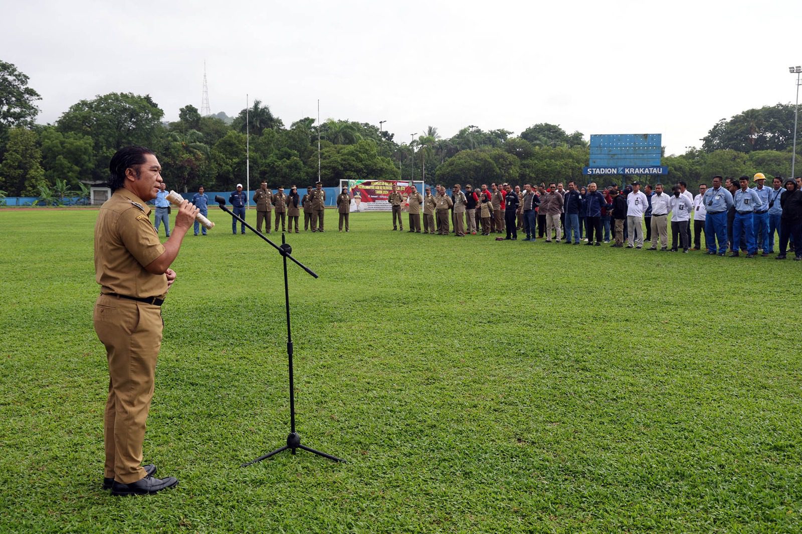 Pj Gubernur Banten Al Muktabar Ajak Perusahaan dan Pekerja Tingkatkan Budaya K3