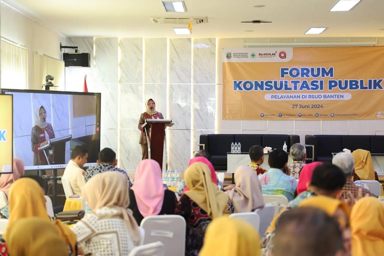 RSUD Banten, Gelar Konsultasi Publik Menuju Pelayanan Prima