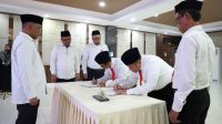 Kakanwil ATR/BPN Provinsi Banten Sudaryanto Ambil Sumpah Dua Pejabat Penilai Pertanahan 