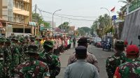 Karya Bhakti Kodim 0603/ Lebak Melakukan Pembersihan Taman Makam Pahlawan 'SIRNA RANA'