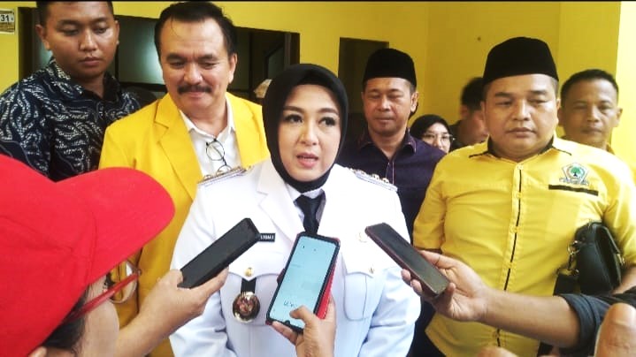 Setelah Dilantik, Wabup Tangerang Intan Nurul Hikmah Kunjungi DPD Partai Golkar