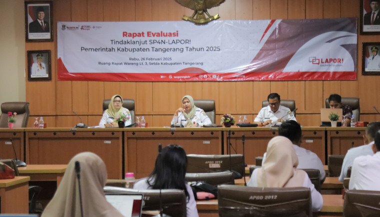 Diskominfo Kabupaten Tangerang Gelar Rapat Evaluasi SP4N-LAPOR! untuk Tingkatkan Pelayanan Publik