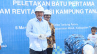 Bupati Tangerang Letakkan Batu Pertama Permukiman Nelayan Tanjung Anom, Dukung Kesejahteraan Nelayan